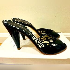 Marc By Marc Jacobs Black Heel Sandal size 37.5 (US 7)